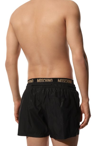Плавки-шорты MOSCHINO черного цвета по цене 20600 руб., арт. A4218/9305, фото 3 Плавки-шорты MOSCHINO, арт. A4218/9305, фото 3