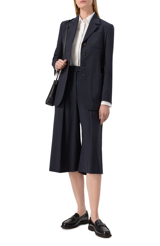 Шерстяной жакет Brunello Cucinelli M0W077127P Синий  M0W077127P Фото 2