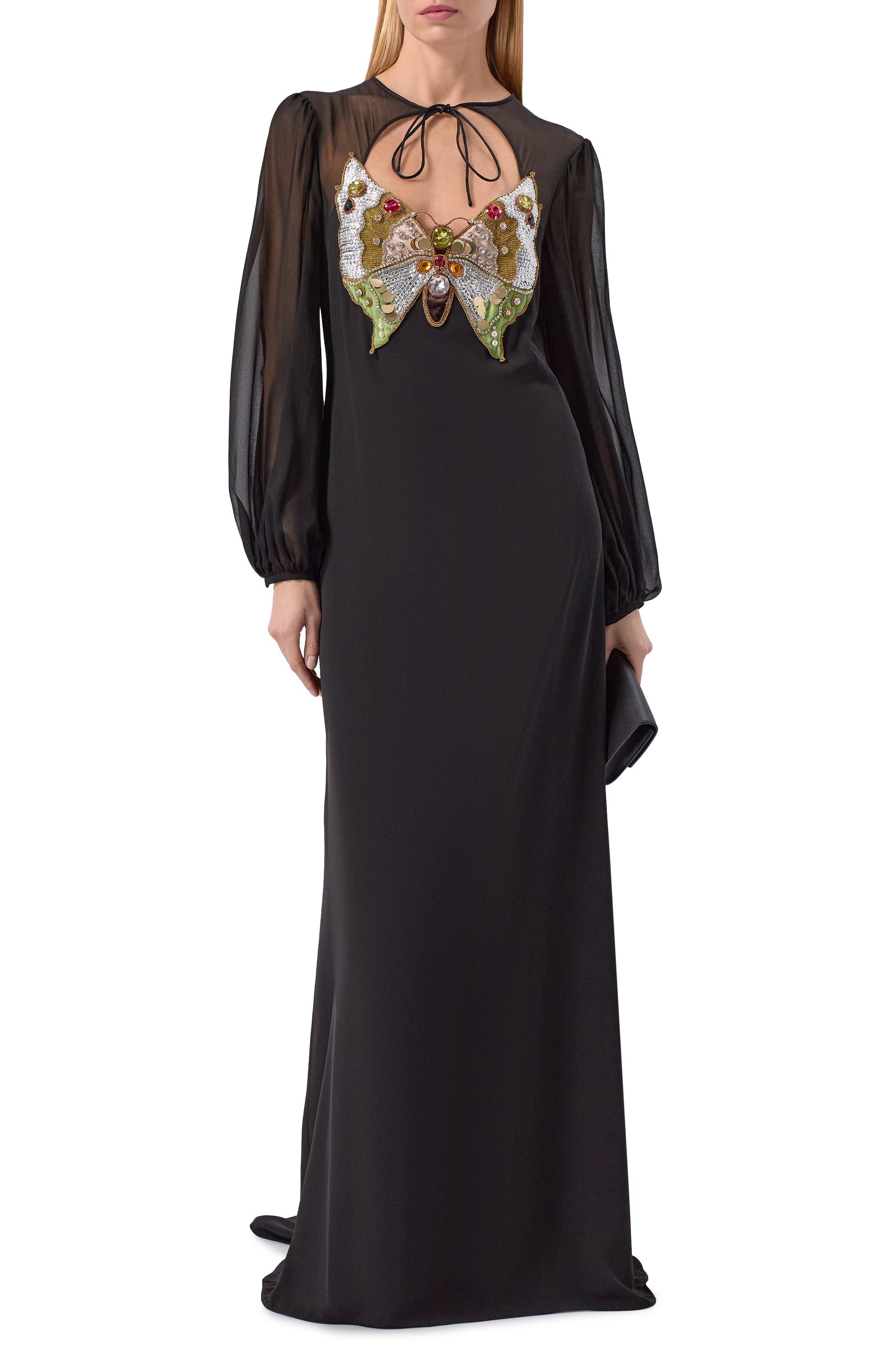 Платье из шерсти и шелка VALENTINO, арт. 8B3VDMS0/1MH, фото 2