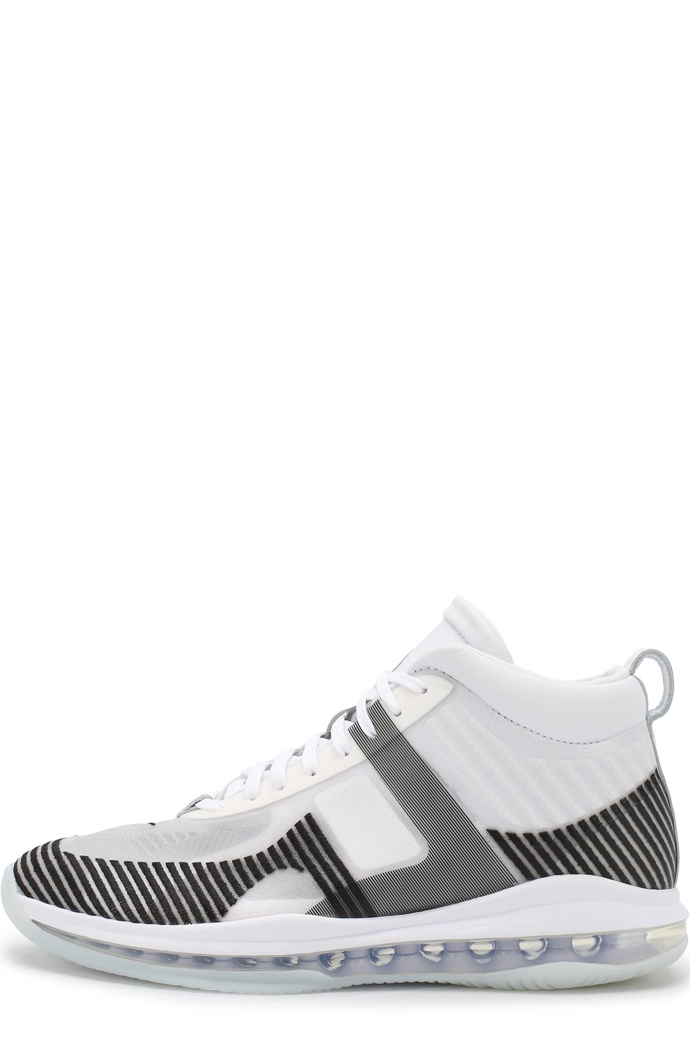 Комбинированные кроссовки lebron x john elliott icon на шнуровке NIKELAB, арт. AQ0114-100, фото 3