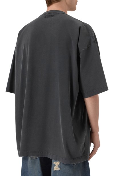Хлопковая футболка VETEMENTS, арт. UA65TR550B/LIGHT JERSEY, фото 4