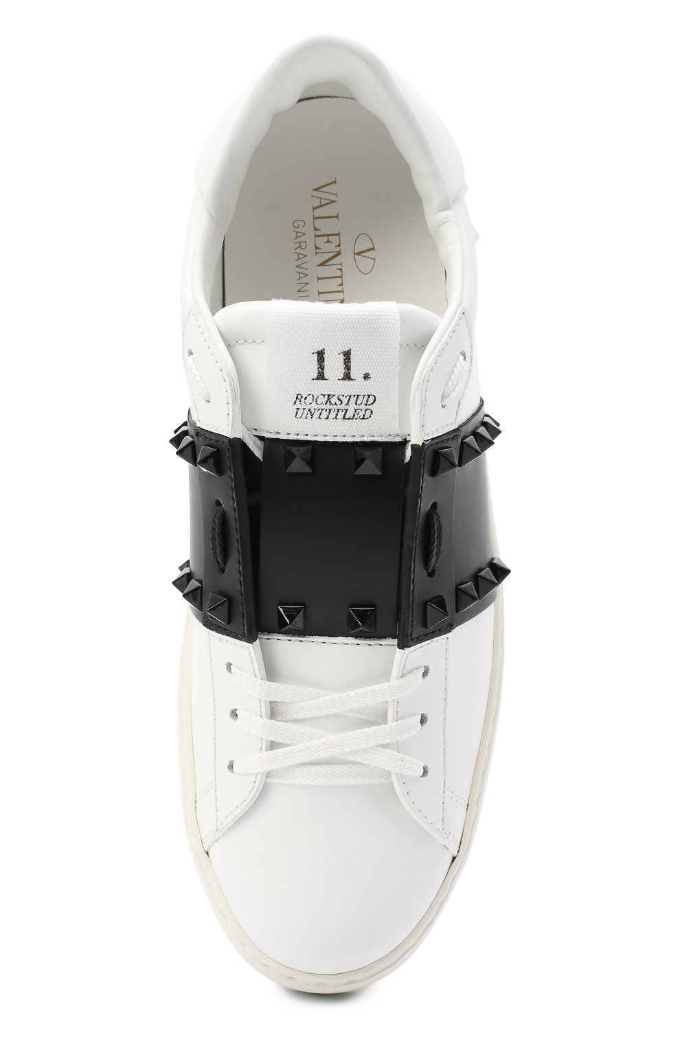 Кожаные кеды rockstud untitled VALENTINO, арт. UW2S0A01/LTU, фото 5