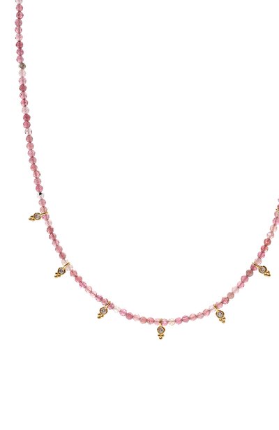 Колье HANKA_IN розового цвета по цене 16550 руб., арт. J0Y-CH-T0UR0-BIN-0.5M, фото 3 Колье HANKA_IN, арт. J0Y-CH-T0UR0-BIN-0.5M, фото 3