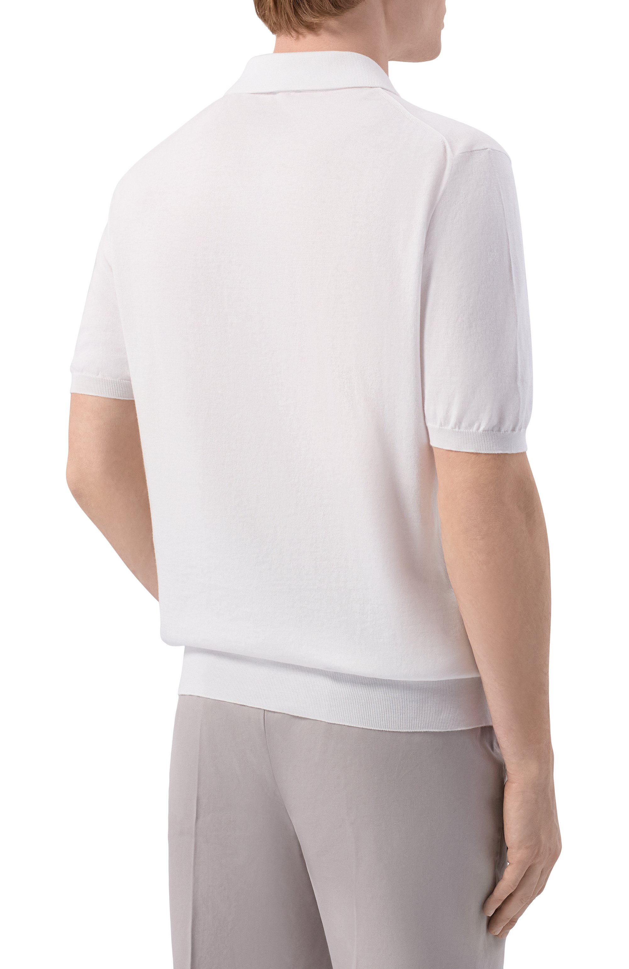 Хлопковое поло KITON, арт. UMKX33Z, фото 4