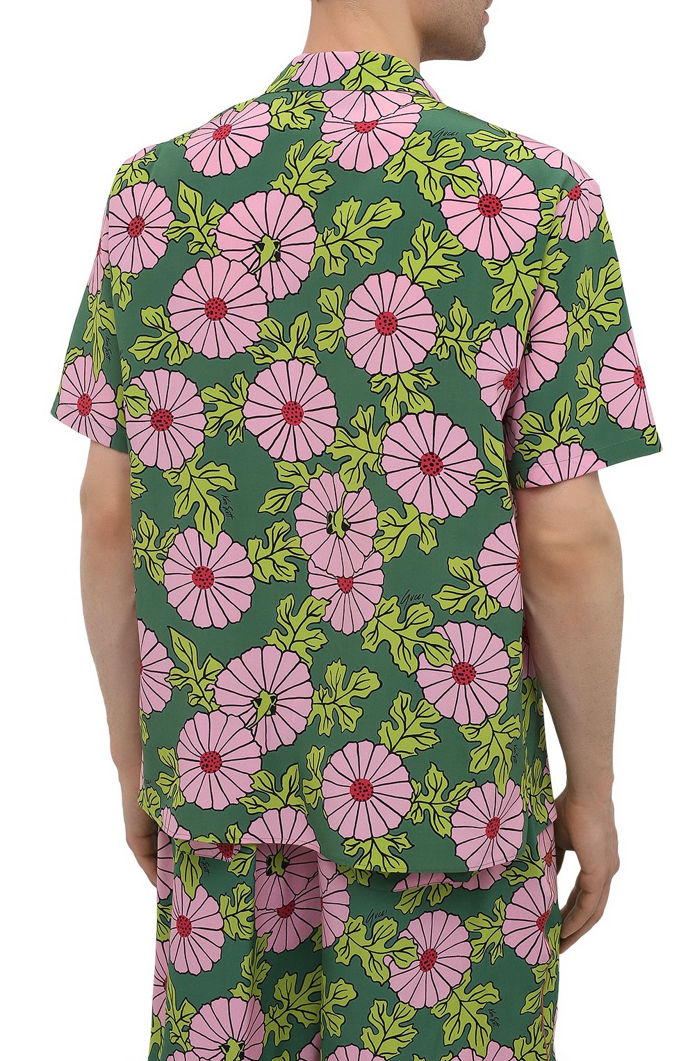 Шелковая рубашка GUCCI, арт. 649832/ZAGAK, фото 4