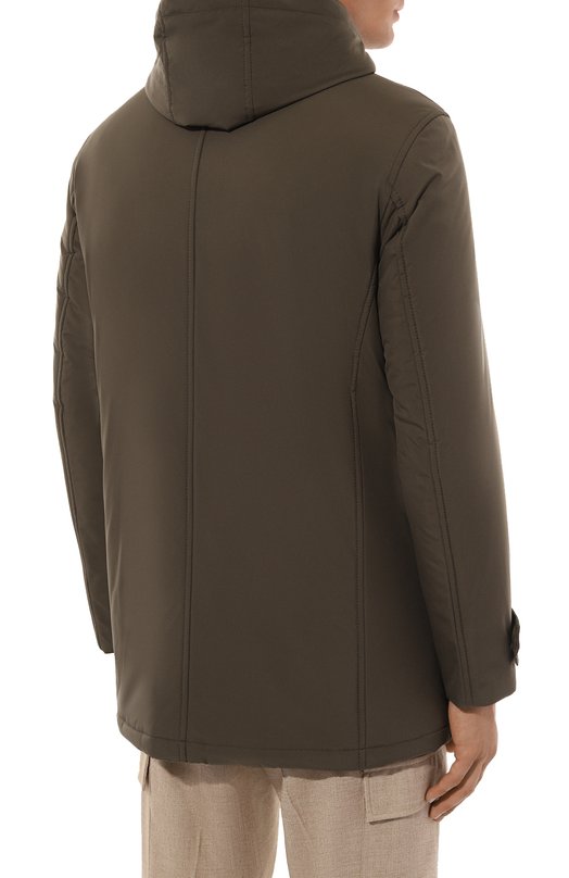 Утепленная парка Corneliani 9425M1-9420158 Хаки  9425M1-9420158 Фото 4