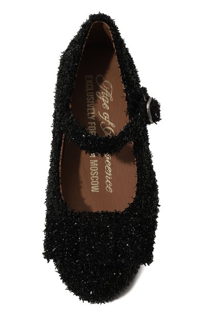 Балетки AGE OF INNOCENCE черного цвета по цене 14100 руб., арт. 000013/ELLEN LUREX/25, фото 4 Балетки AGE OF INNOCENCE, арт. 000013/ELLEN LUREX/25, фото 4