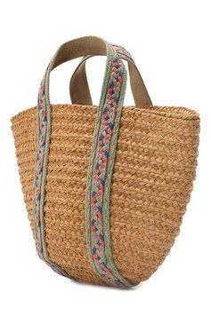 Женская сумка bondi medium SANS-ARCIDET бежевого цвета, арт. B0NDI BAG S21/M | Фото 3 (Размер: medium; Нос: Не проставлено; Материал: Рафия)