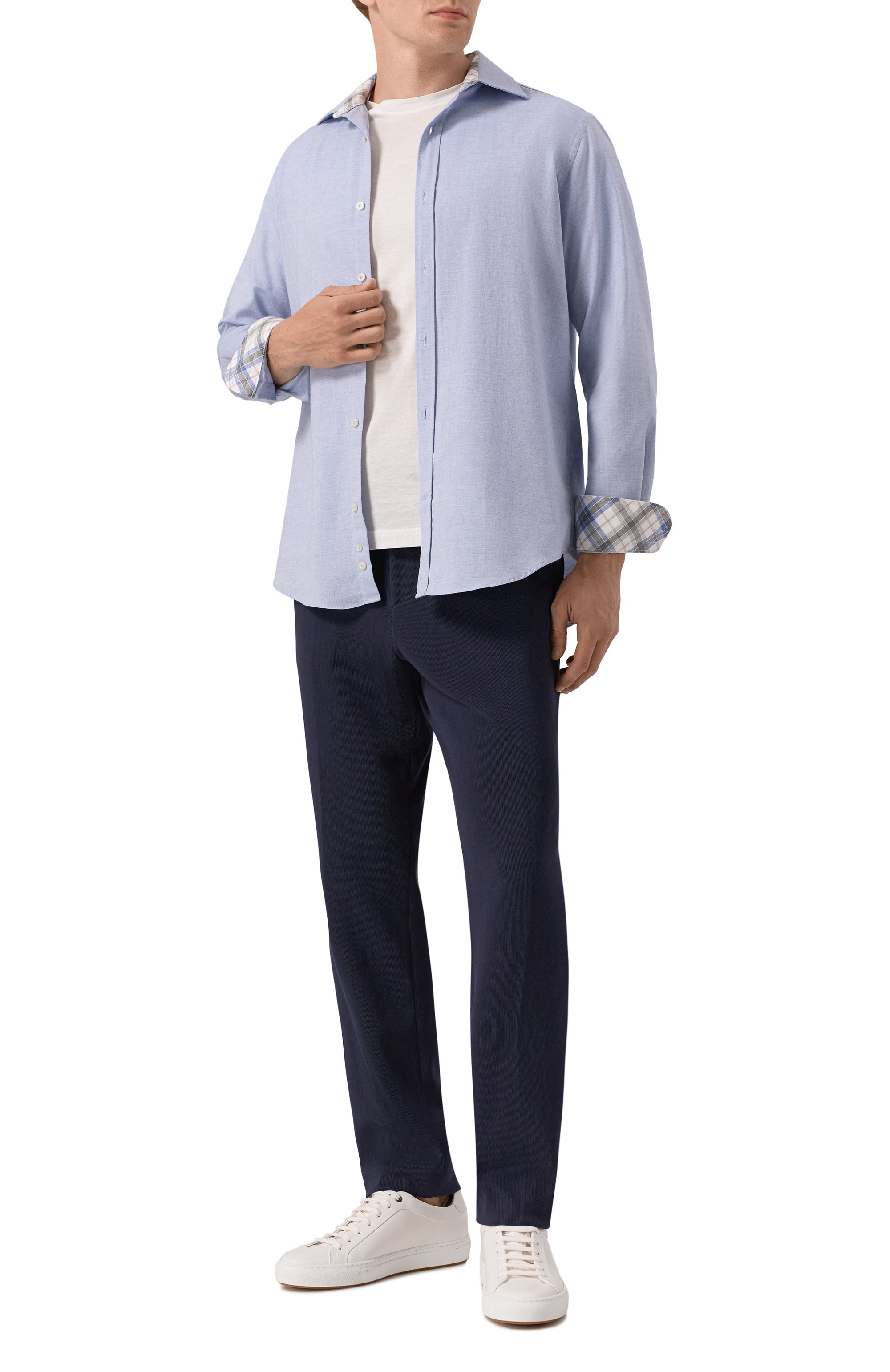 Хлопковая рубашка PAUL&SHARK, арт. 15313063CF, фото 2