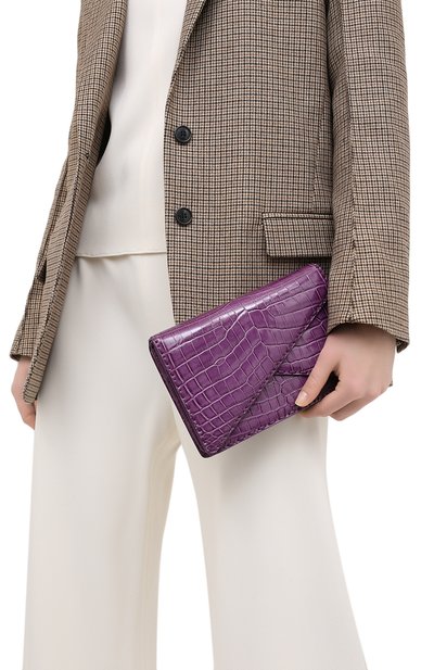 Клатч из кожи крокодила BOTTEGA VENETA, арт. 115776/VI0GJ, фото 2