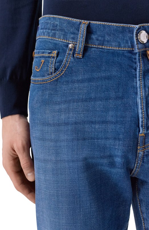 Джинсы Edo Jacob Cohen JUM_QE031 034 S3736 V1 Синий  JUM_QE031 034 S3736 V1 Фото 5