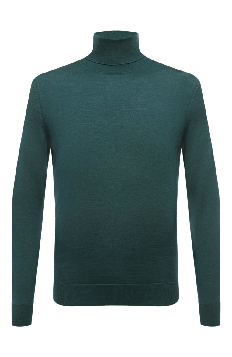 Мужской водолазка из кашемира и шелка ZEGNA бирюзового цвета, арт. UCJ00A6/120 | Фото 1 (Драгоценные камни: Проставлено; Материал внешний: Шелк, Кашемир, Шерсть; Материал сплава: Проставлено; Длина (для топов): Стандартные; Рукава: Длинные; Мужское Кросс-КТ: Водолазка-одежда; Стили: Кэжуэл; Принт: Без принта)