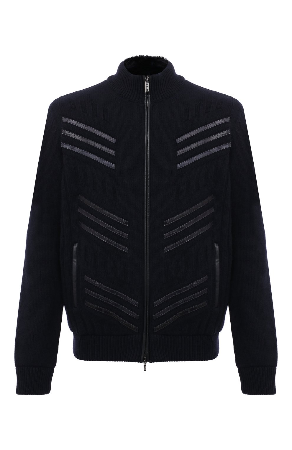 Кашемировый бомбер с подкладкой из ласки ZILLI, арт. MBU-BL275-CR0C1/ML01/AMIS, фото 1