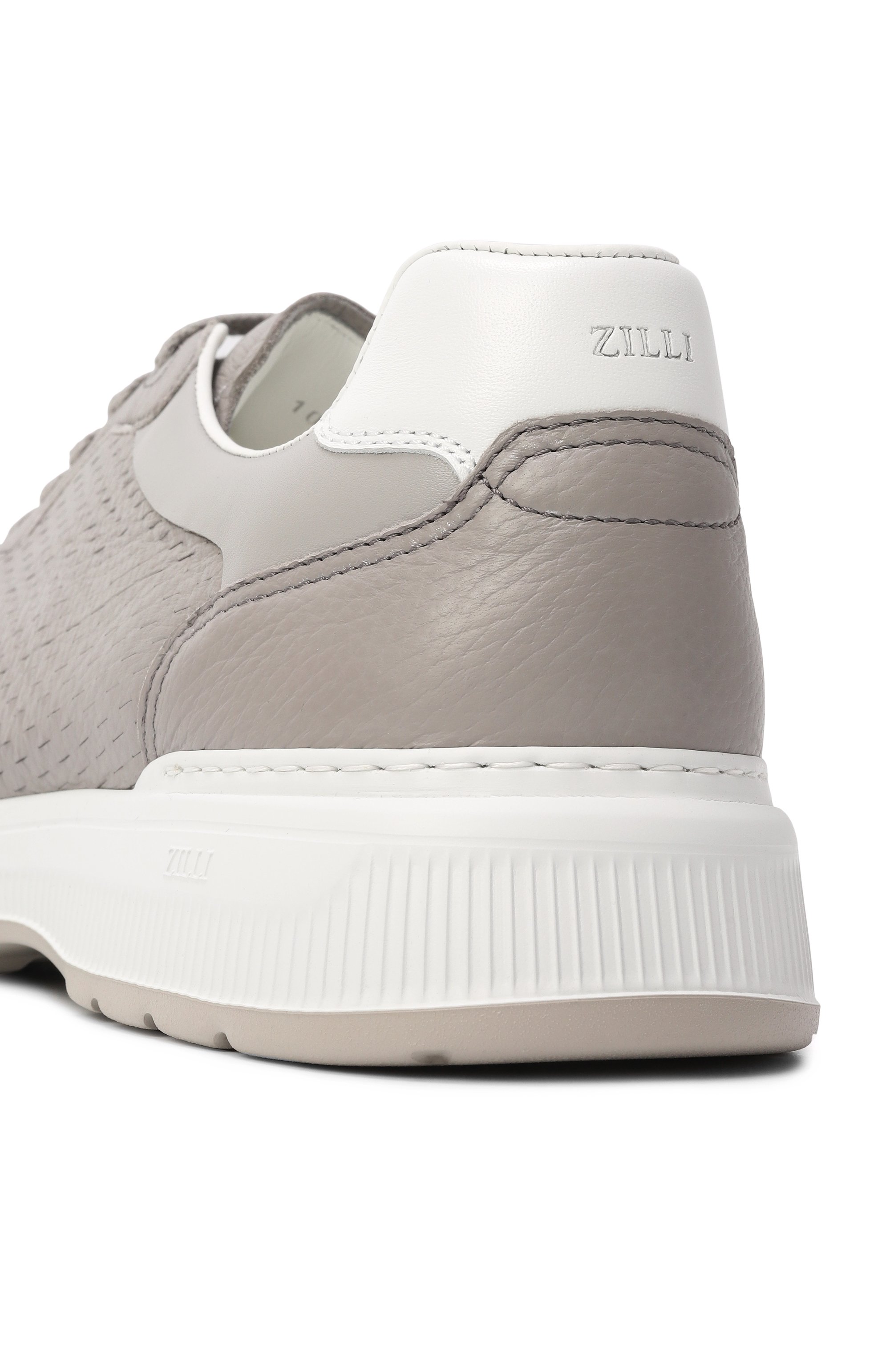 Кожаные кроссовки ZILLI, арт. H0200AM1961VZEV06, фото 7