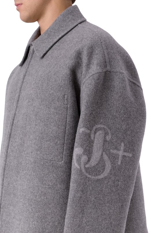 Шерстяная куртка Jil Sander J47BN0170-J40020 Серый  J47BN0170-J40020 Фото 5