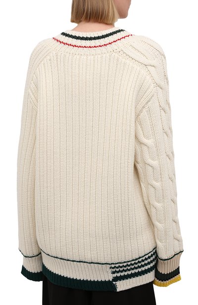 Шерстяной свитер LACOSTE, арт. AH04372CQ, фото 4