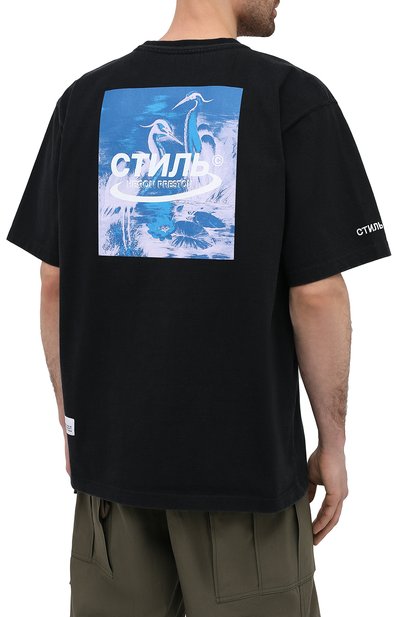 Хлопковая футболка HERON PRESTON, арт. HMAA020R21JER0011049, фото 4