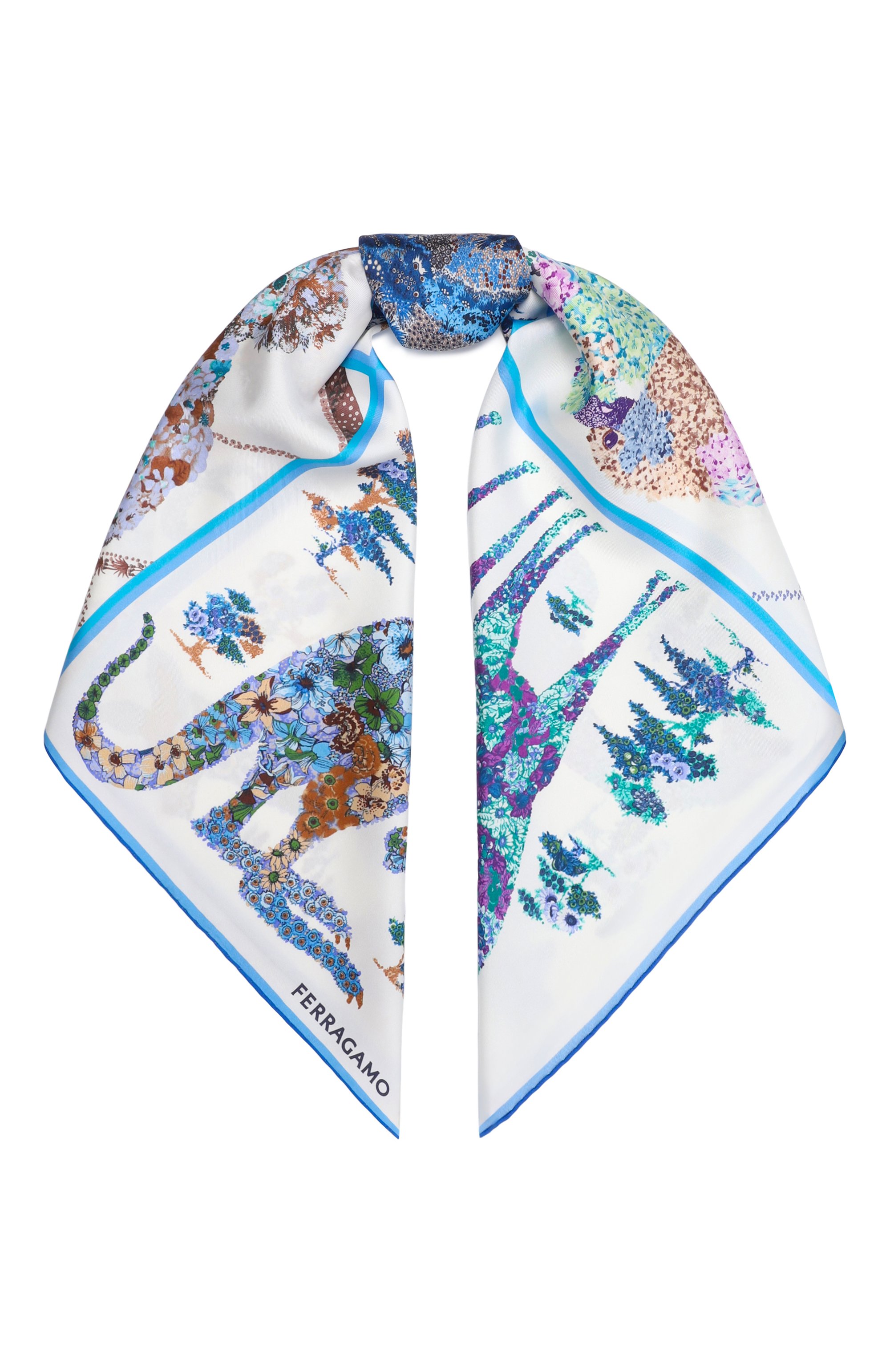 Шелковый платок FERRAGAMO, арт. 310217/785449, фото 1