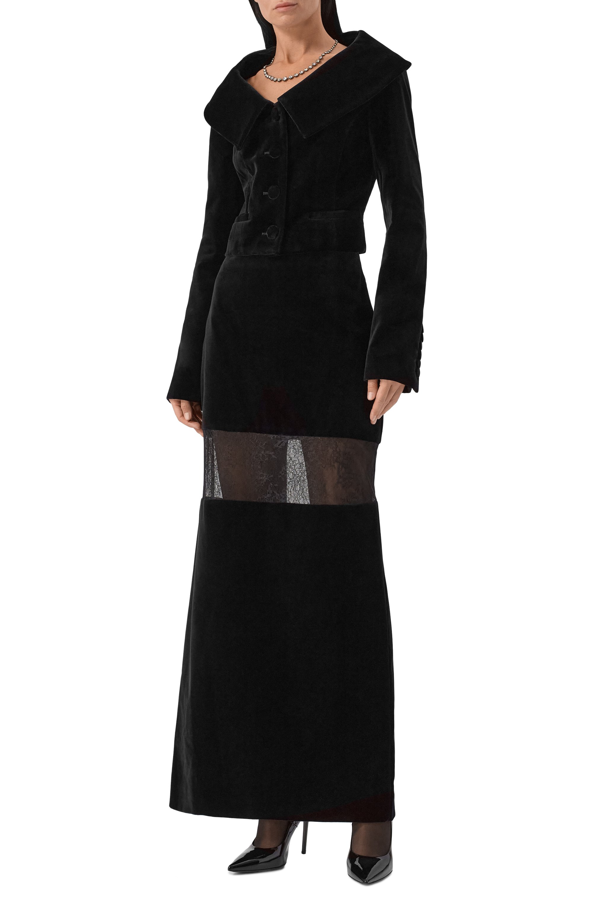 Бархатная юбка NINA RICCI, арт. 25ACJU023/C01100, фото 2