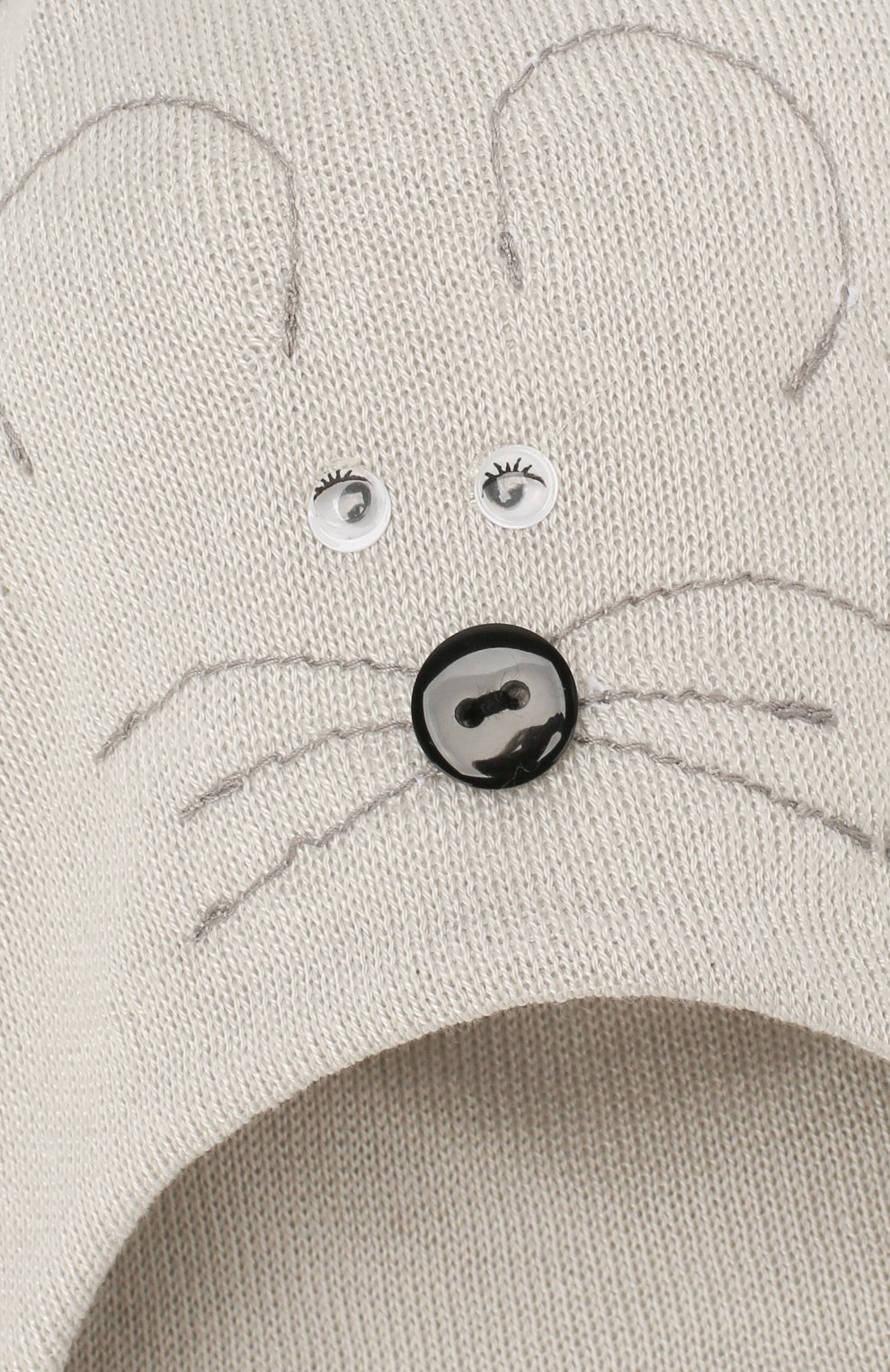 Хлопковая шапка IL TRENINO серого цвета по цене 5695 руб., арт. 20 6652/E0, фото 3 Хлопковая шапка IL TRENINO, арт. 20 6652/E0, фото 3