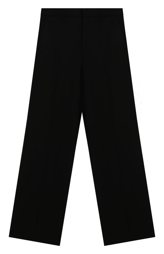 

Брюки из шерсти и шелка Calvin Klein Collection, Чёрный