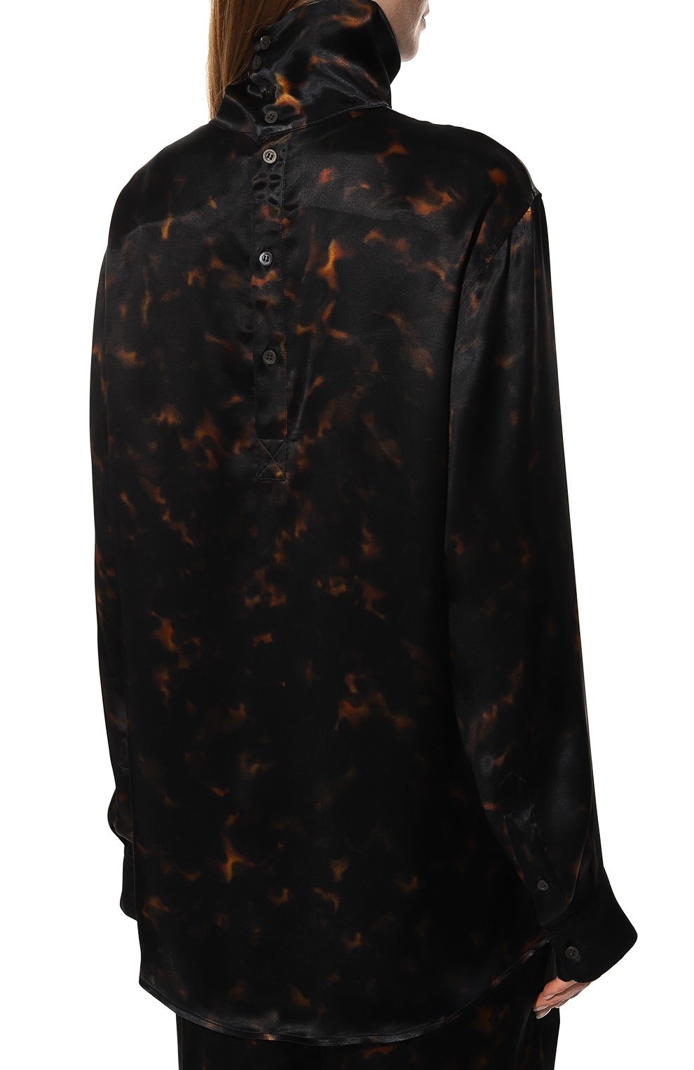 Блузка DRIES VAN NOTEN черного цвета по цене 75900 руб., арт. 222-010786-5382, фото 4 Блузка DRIES VAN NOTEN, арт. 222-010786-5382, фото 4