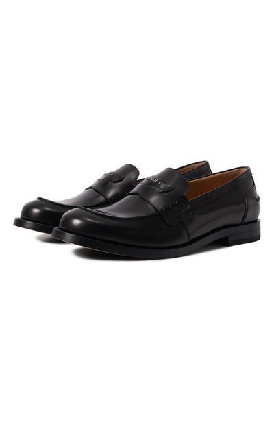 Мужские кожаные пенни-лоферы ateneo FENDI, арт. 7D1964/69F