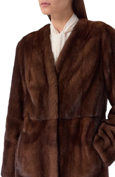 Шуба из норки РУССКИЙ МЕХ, арт. 59 РМ, фото 5