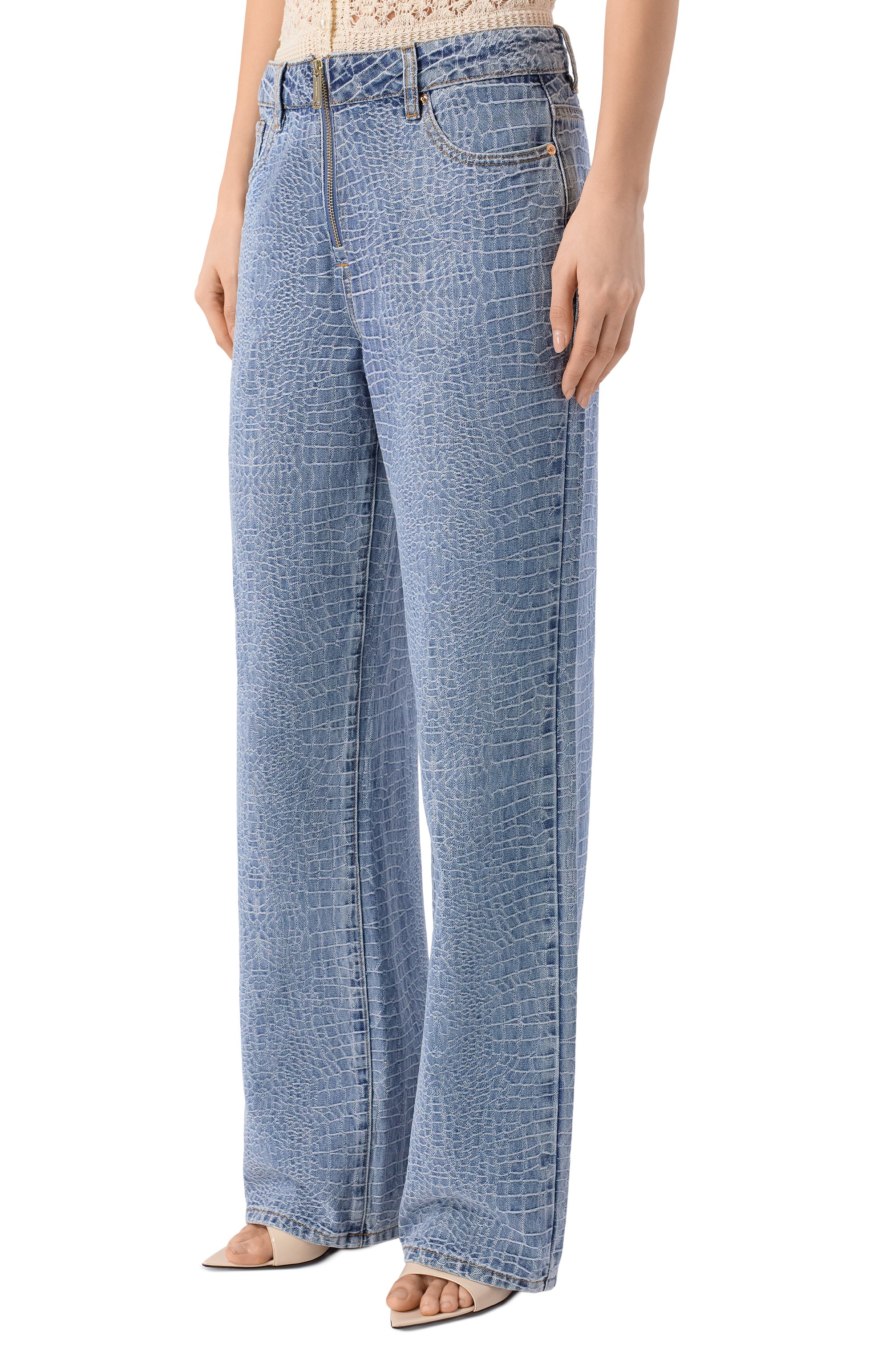 Джинсы SELF-PORTRAIT, арт. SS26804PBL, фото 3