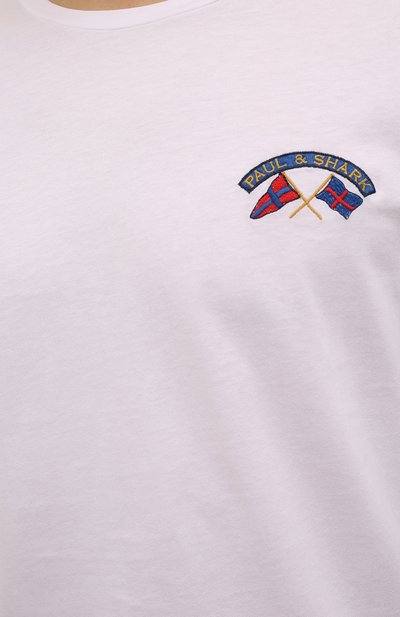 Хлопковый лонгслив PAUL&SHARK, арт. 22411501/C00, фото 5