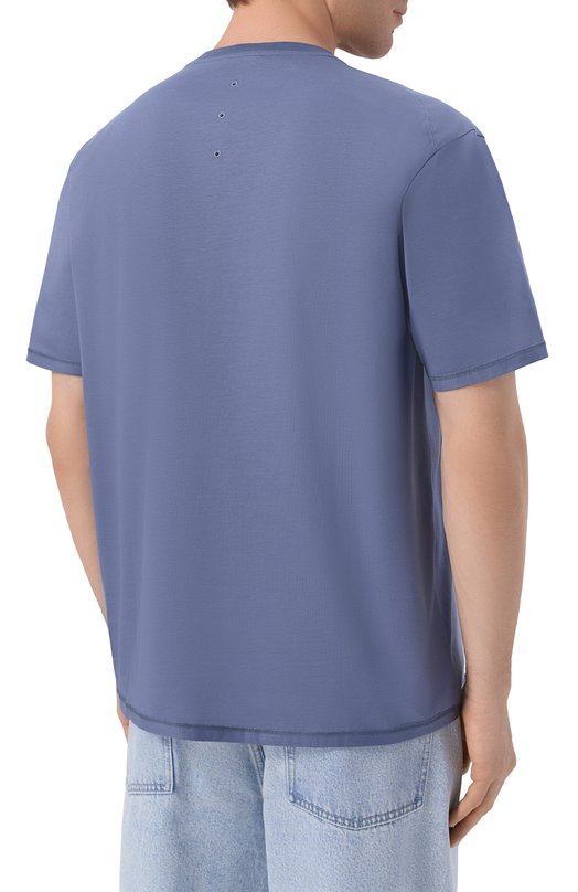 Хлопковая футболка Premiata PA1050 Синий  PA1050 Фото 4