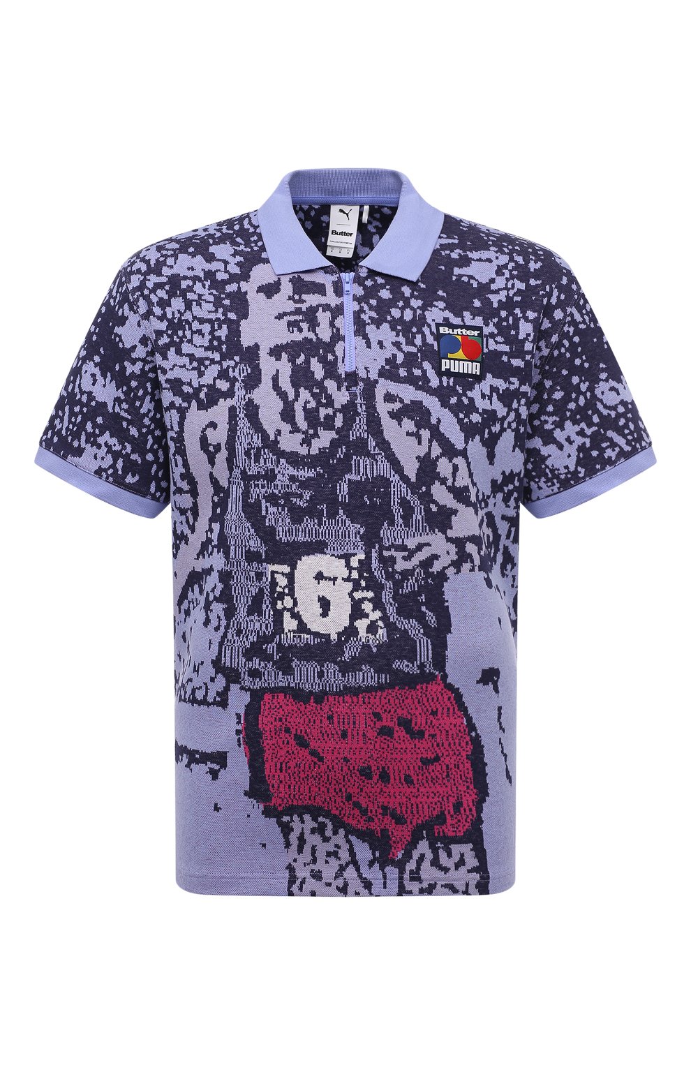 Хлопковое поло puma x butter goods PUMA фиолетового цвета по цене 11400 руб., арт. 53405986, фото 1 Хлопковое поло puma x butter goods PUMA, арт. 53405986, фото 1