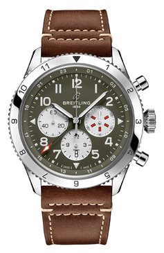 Мужские часы super avi b04 chronograph gmt 46 curtiss warhawk BREITLING бесцветного цвета, арт. AB04452A1L1X1 | Фото 1 (Механизм: Автомат; Материал корпуса: Сталь; Региональные ограничения белый список (Axapta Mercury): Не проставлено; Нос: Не проставлено; Ограничения доставки: m-style)