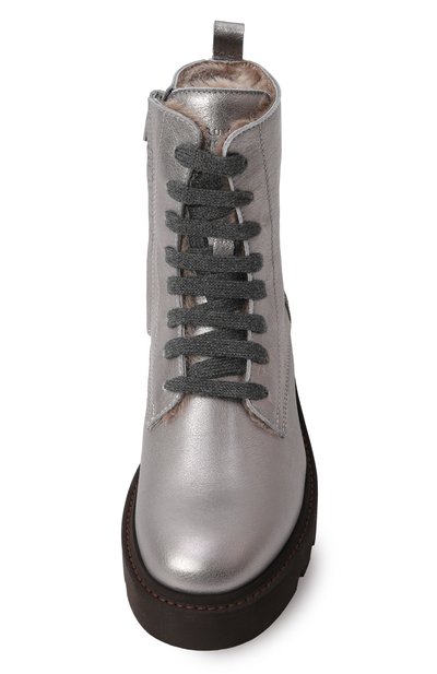 Кожаные ботинки BRUNELLO CUCINELLI, арт. BZLMN1G401, фото 4
