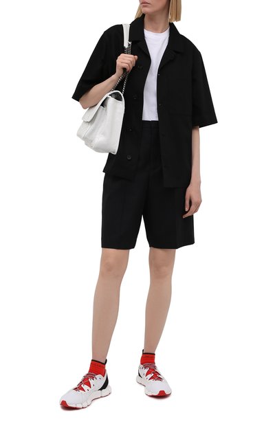 Комбинированные кроссовки ADIDAS BY STELLA MCCARTNEY красного цвета по цене 26200 руб., арт. FX1950, фото 2 Комбинированные кроссовки ADIDAS BY STELLA MCCARTNEY, арт. FX1950, фото 2