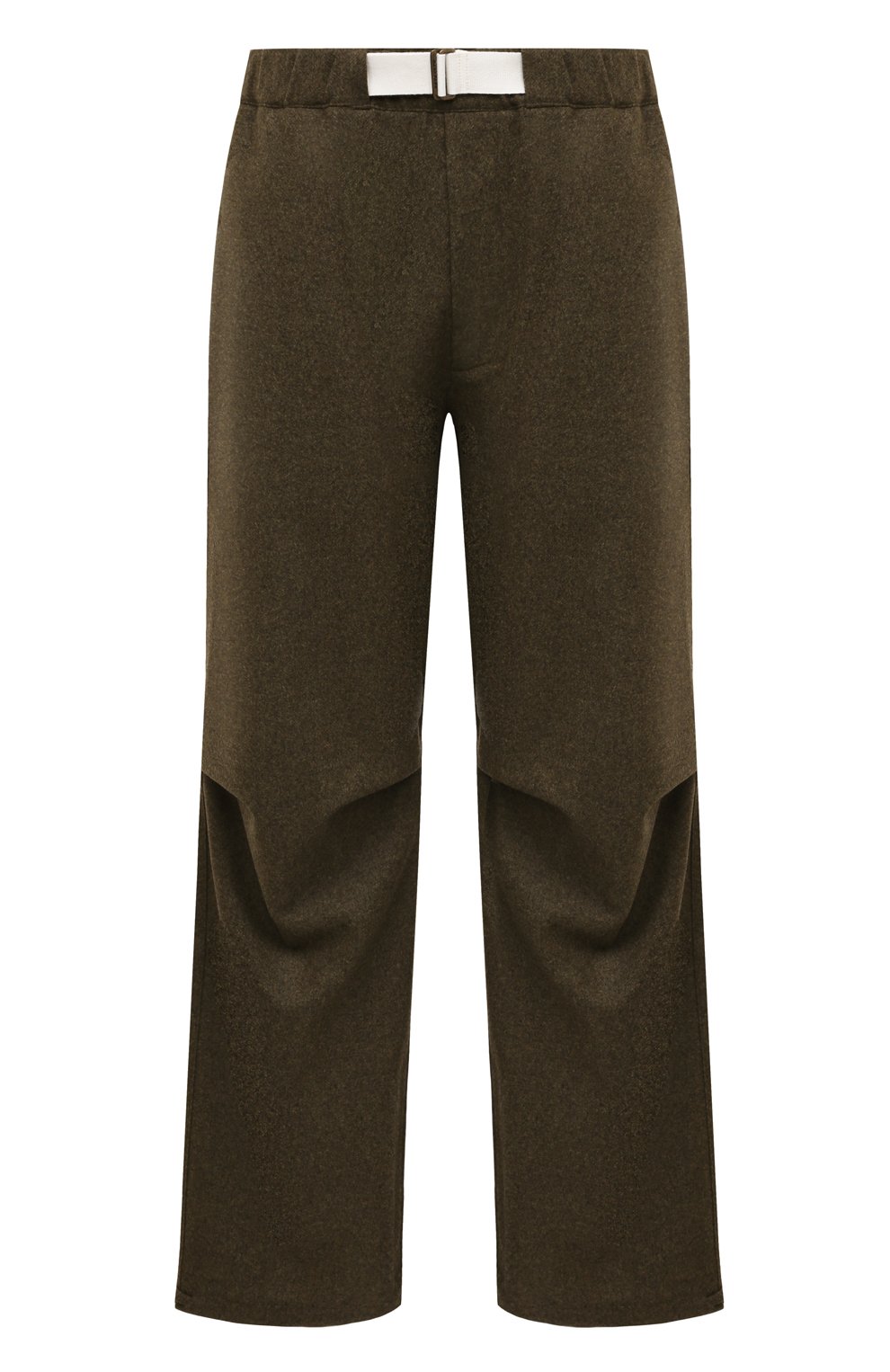 Шерстяные брюки DARKPARK хаки цвета по цене 72600 руб., арт. MTR09/FAW02, фото 1 Шерстяные брюки DARKPARK, арт. MTR09/FAW02, фото 1