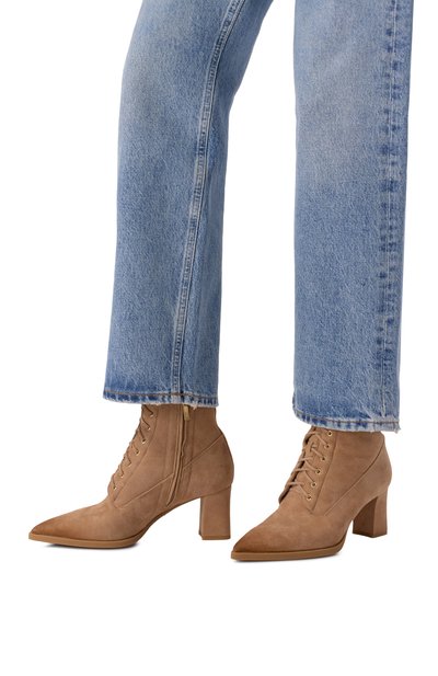 Замшевые ботильоны SANTONI, арт. WTEG71936PC4AHGI, фото 2