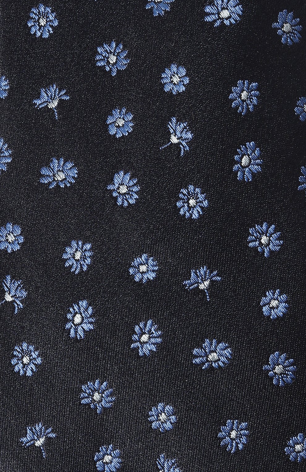 Шелковый галстук CANALI темно-синего цвета по цене 17600 руб., арт. 18/HJ03729, фото 4 Шелковый галстук CANALI, арт. 18/HJ03729, фото 4