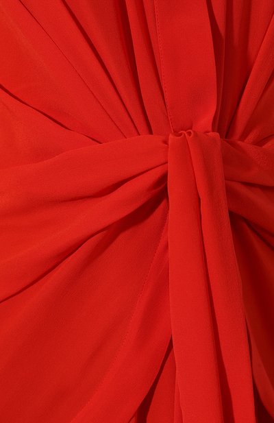 Шелковое платье VICTORIA BECKHAM красного цвета по цене 211500 руб., арт. 1120WDR000582A, фото 5 Шелковое платье VICTORIA BECKHAM, арт. 1120WDR000582A, фото 5