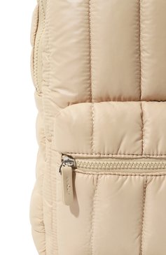 Женский рюкзак MC2 SAINT BARTH кремвого цвета, арт. STBA/PUFFER BACKPACK/00594E | Фото 3 (Материал: Текстиль; Размер: large; Материал сплава: Проставлено; Драгоценные камни: Проставлено; Стили: Кэжуэл)