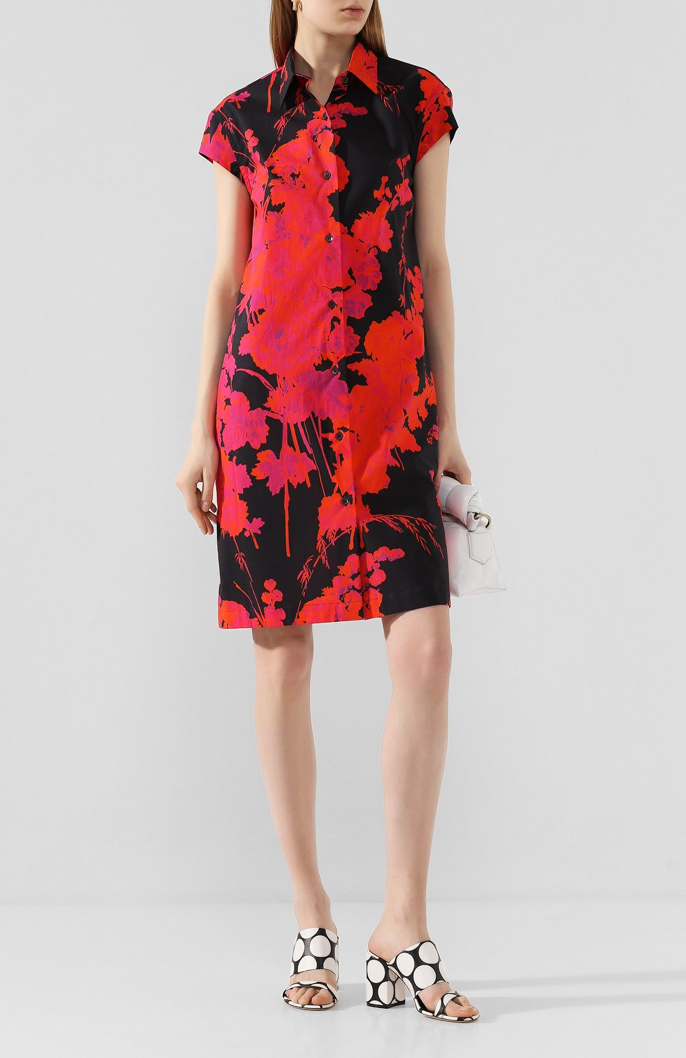 Хлопковое платье DRIES VAN NOTEN, арт. 201-11009-9054, фото 2