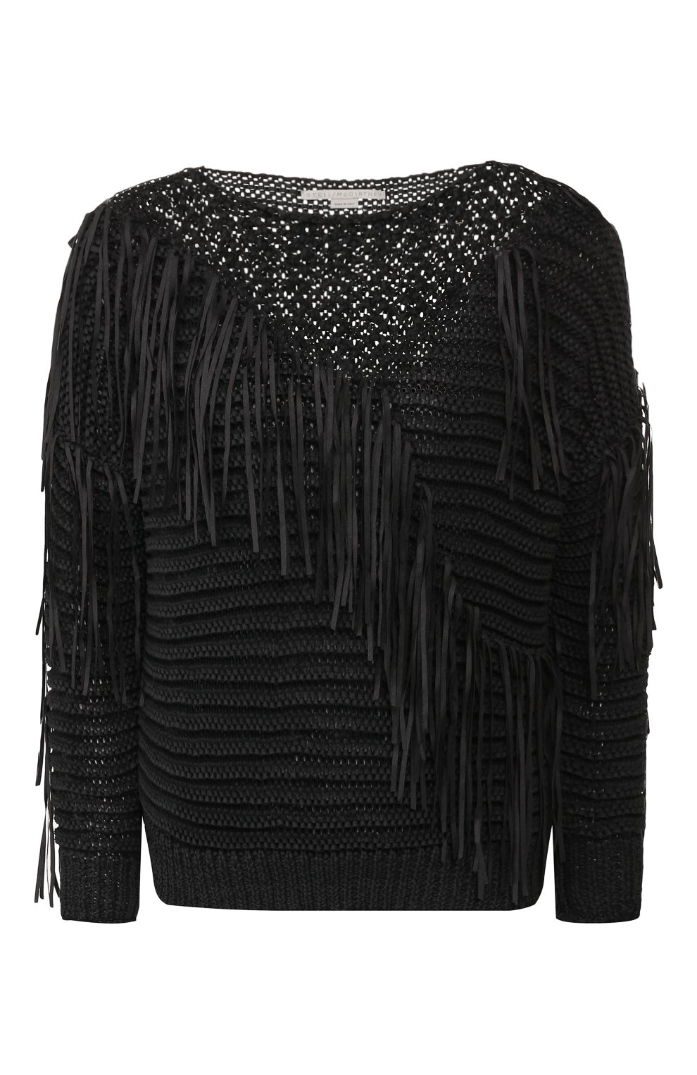 Свитер STELLA MCCARTNEY черного цвета по цене 97250 руб., арт. 593117/S2129, фото 1 Свитер STELLA MCCARTNEY, арт. 593117/S2129, фото 1