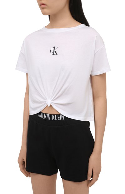 Хлопковая футболка CALVIN KLEIN, арт. KW0KW01366, фото 3