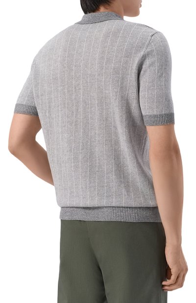 Поло изо льна и хлопка GRAN SASSO, арт. 57116/18662, фото 4