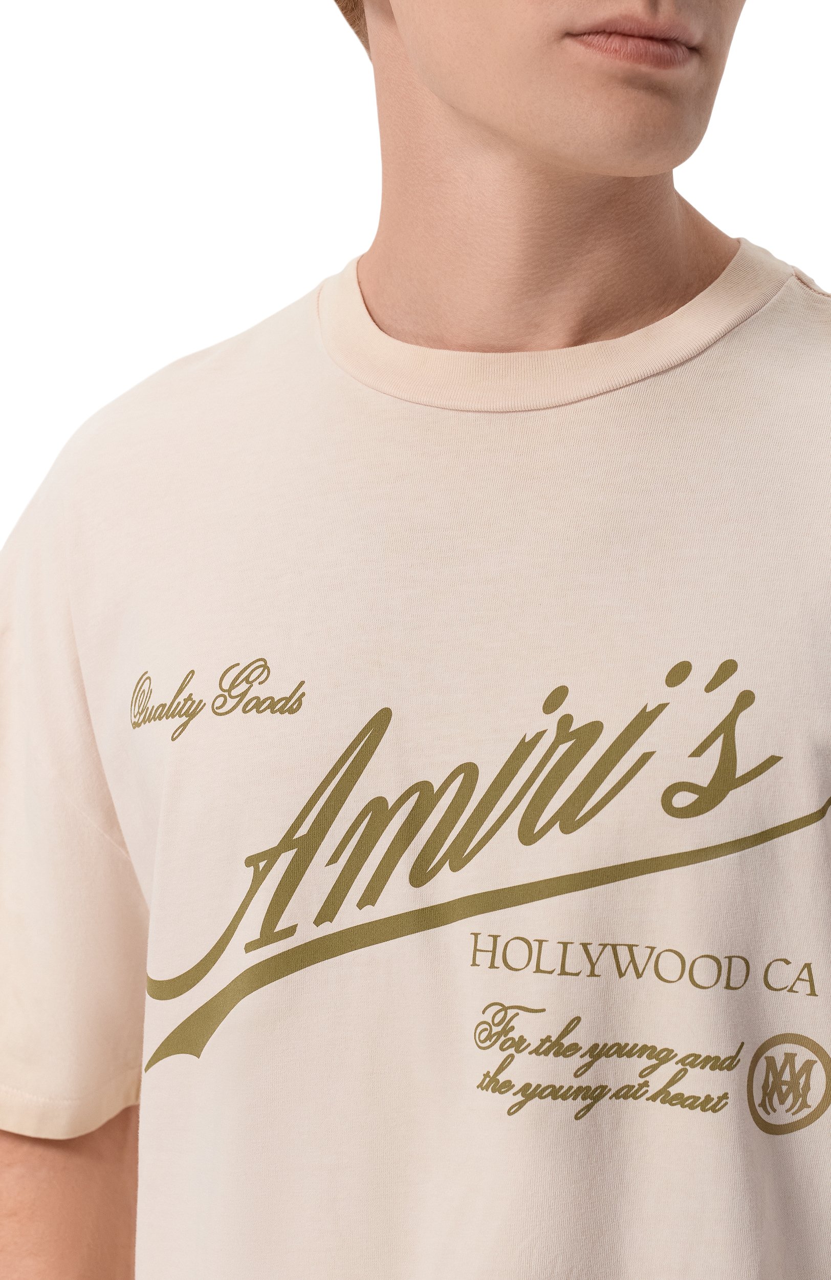 Хлопковая футболка AMIRI, арт. AMT0JR1194, фото 5