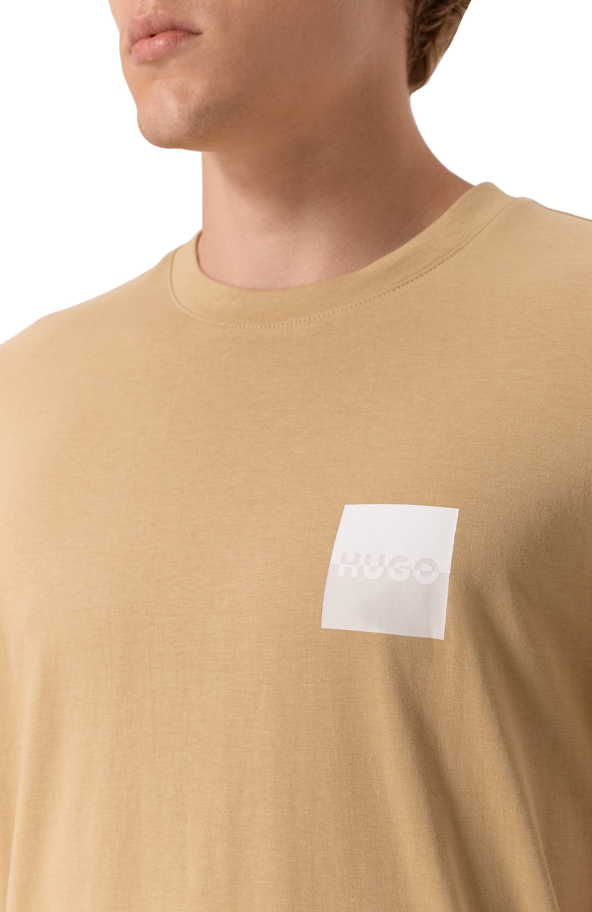 Хлопковая футболка HUGO, арт. 50544458, фото 5
