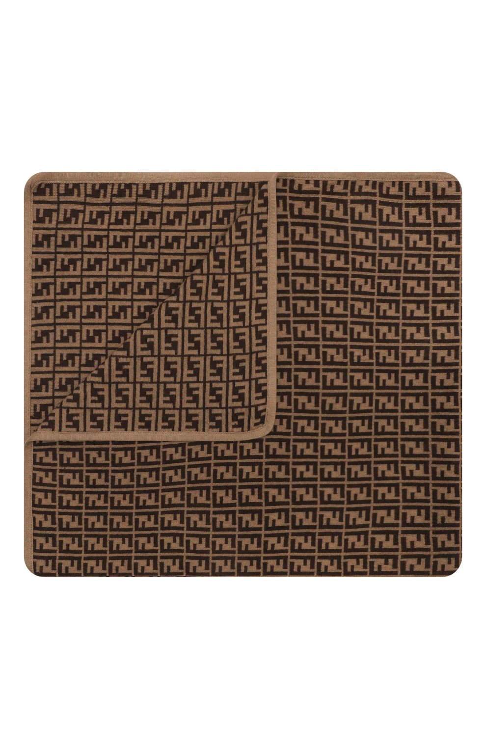 Одеяло из хлопка и кашемира FENDI, арт. BUJ166/A3TE, фото 1