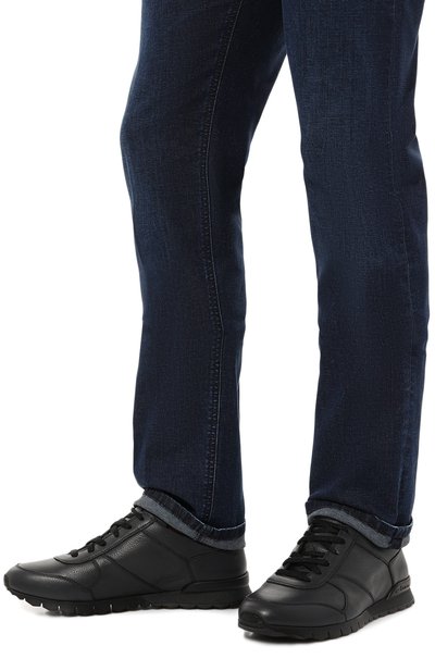 Кожаные кроссовки KITON, арт. USSA114N0109805, фото 3