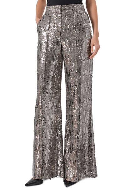 Брюки с отделкой пайетками ELIE SAAB, арт. P0005NP25/PA009, фото 3
