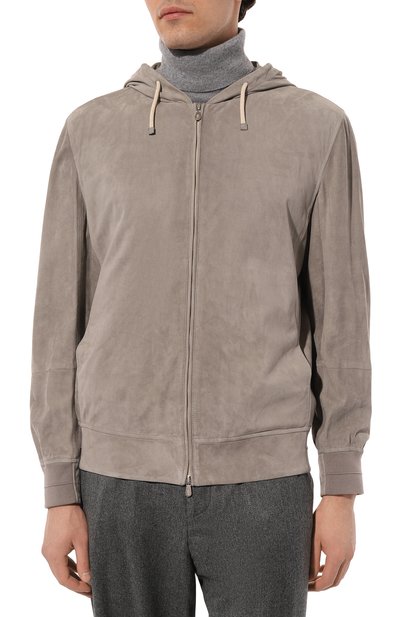 Замшевый бомбер BRUNELLO CUCINELLI, арт. MPCLN1915, фото 3